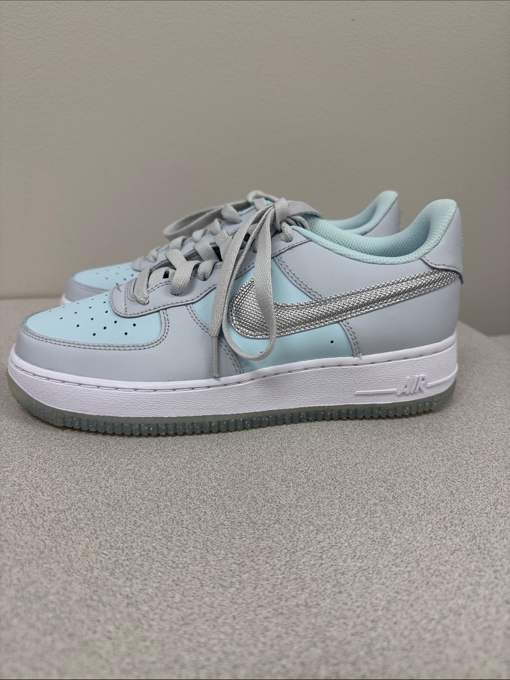 Nike Air Force 1 Pure Platinum Glacier Blue